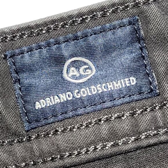 AG Adriano Goldschmied Black Wash The Graduate Tailored Leg Jeans - Picture 4 of 7